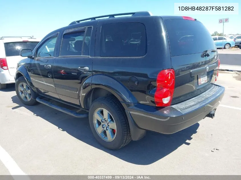 1D8HB48287F581282 2007 Dodge Durango Slt