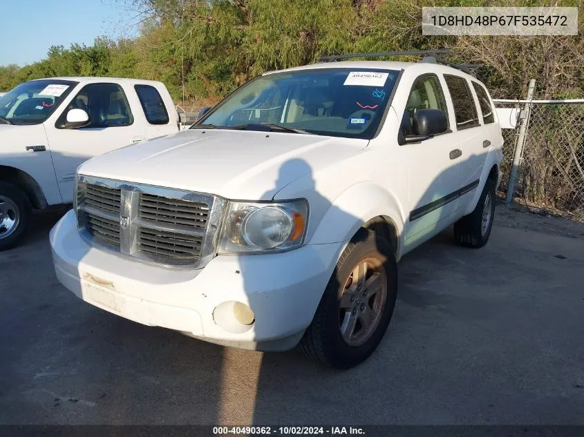 2007 Dodge Durango Slt VIN: 1D8HD48P67F535472 Lot: 40490362