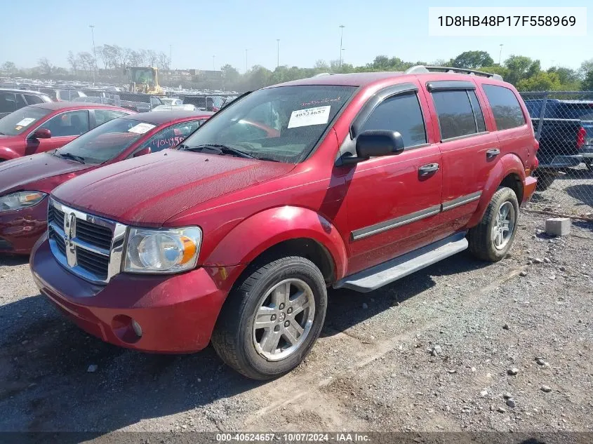 2007 Dodge Durango Slt VIN: 1D8HB48P17F558969 Lot: 40524657