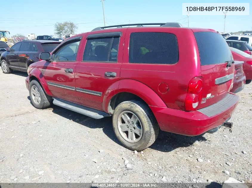 1D8HB48P17F558969 2007 Dodge Durango Slt