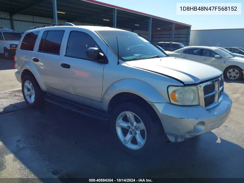 2007 Dodge Durango Slt VIN: 1D8HB48N47F568152 Lot: 40594354