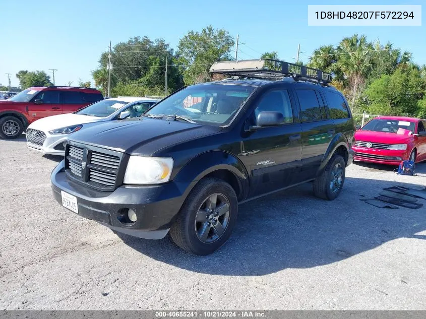 2007 Dodge Durango Slt VIN: 1D8HD48207F572294 Lot: 40655241