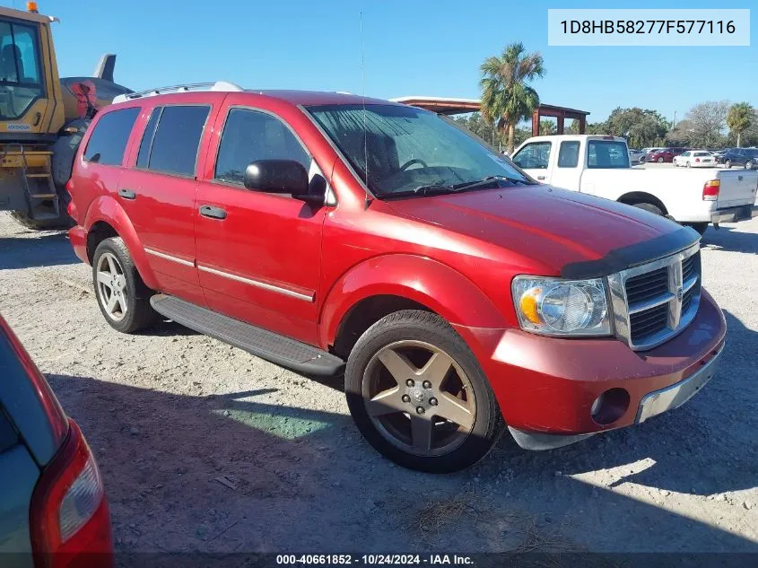 1D8HB58277F577116 2007 Dodge Durango Limited