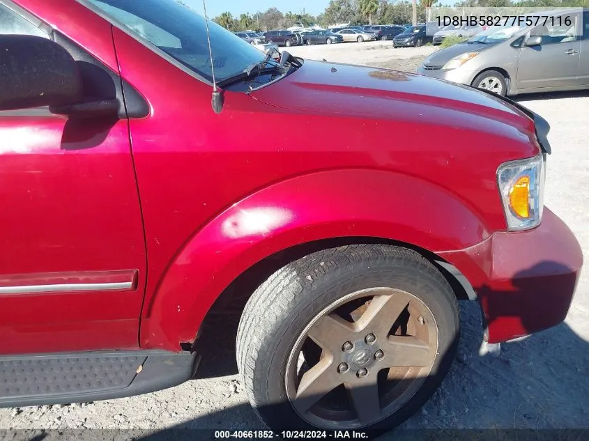 2007 Dodge Durango Limited VIN: 1D8HB58277F577116 Lot: 40661852