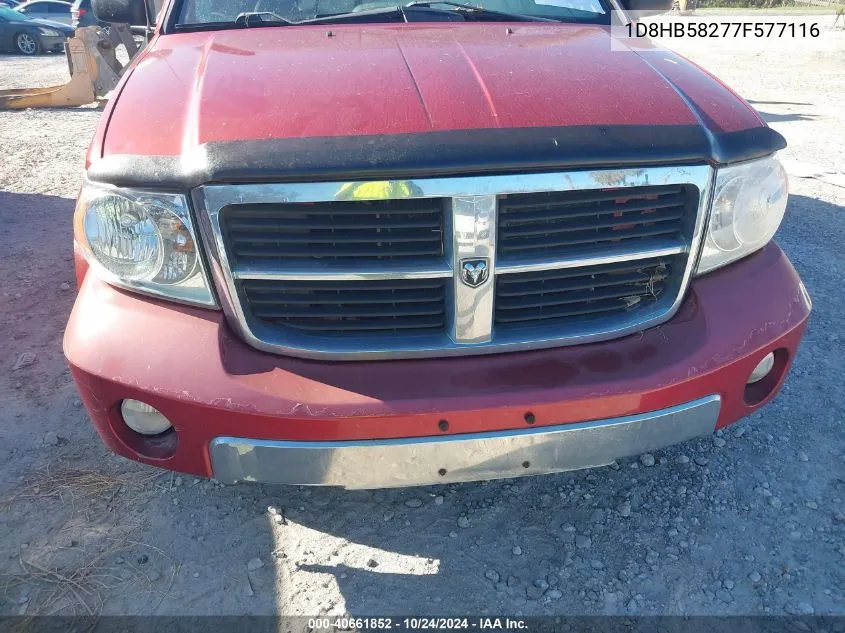 1D8HB58277F577116 2007 Dodge Durango Limited