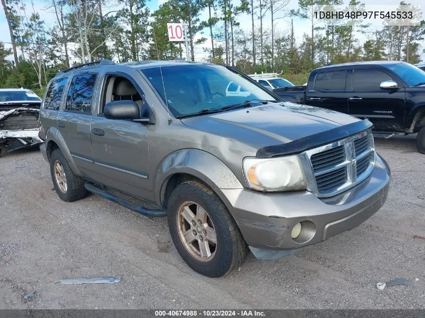 2007 Dodge Durango Slt VIN: 1D8HB48P97F545533 Lot: 40674988