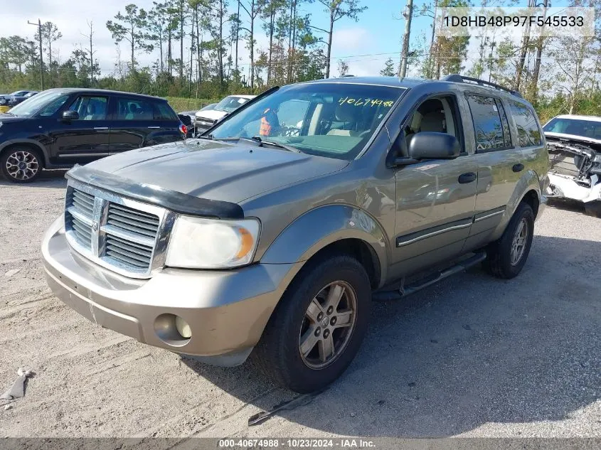 2007 Dodge Durango Slt VIN: 1D8HB48P97F545533 Lot: 40674988