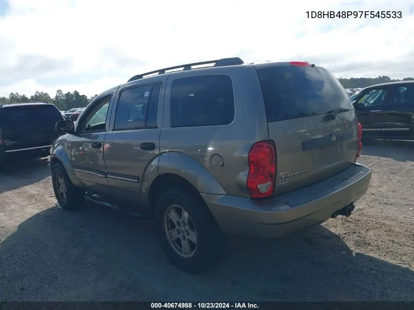 1D8HB48P97F545533 2007 Dodge Durango Slt