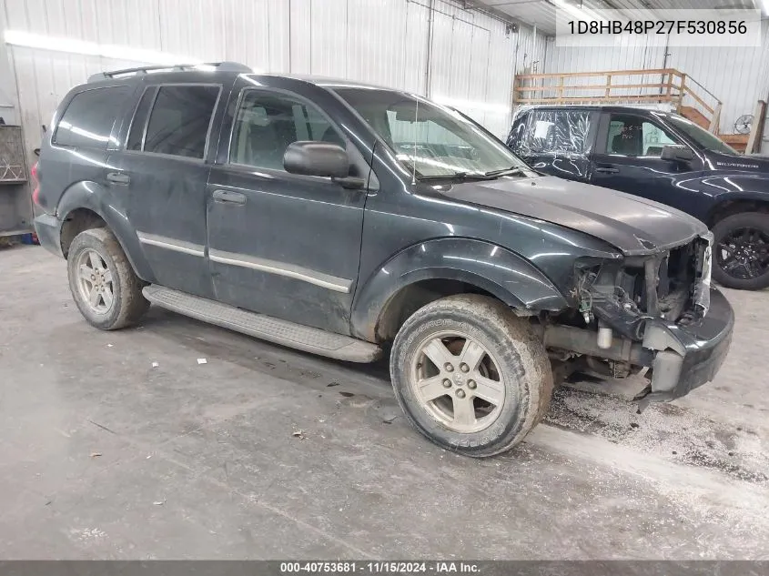 2007 Dodge Durango Slt VIN: 1D8HB48P27F530856 Lot: 40753681