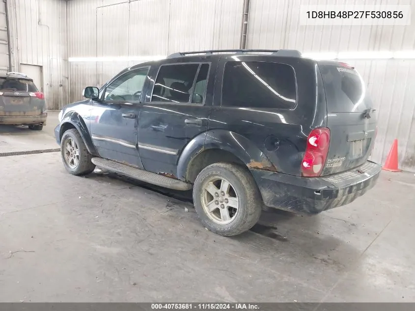 2007 Dodge Durango Slt VIN: 1D8HB48P27F530856 Lot: 40753681