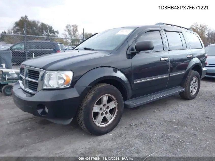 1D8HB48PX7F571221 2007 Dodge Durango Slt