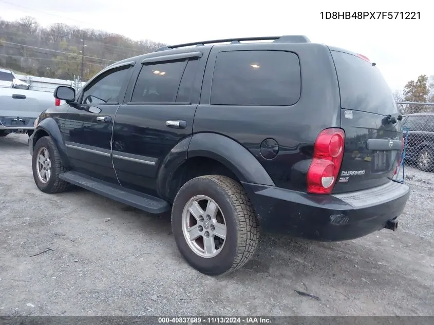 1D8HB48PX7F571221 2007 Dodge Durango Slt