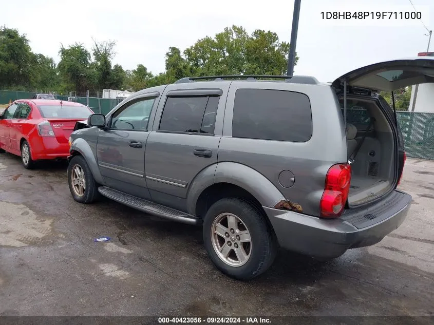 2009 Dodge Durango Slt VIN: 1D8HB48P19F711000 Lot: 40423056