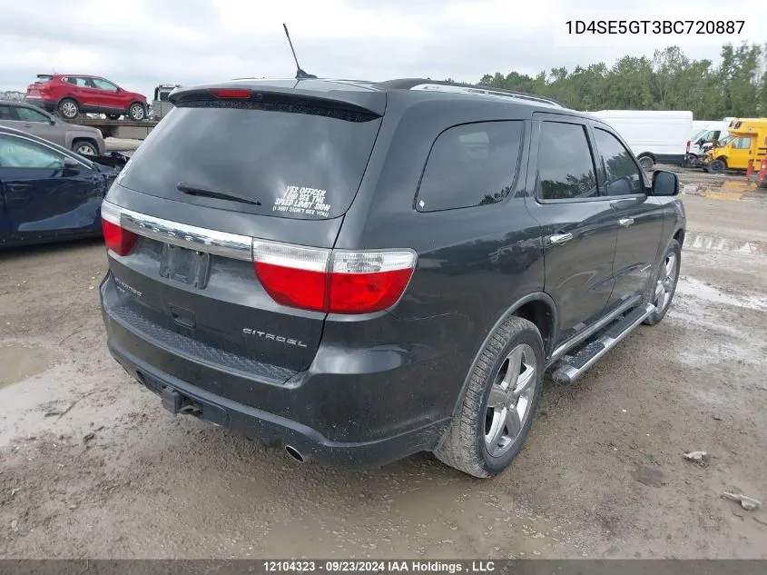 1D4SE5GT3BC720887 2011 Dodge Durango Citadel