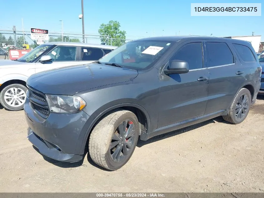 2011 Dodge Durango Heat VIN: 1D4RE3GG4BC733475 Lot: 39470755