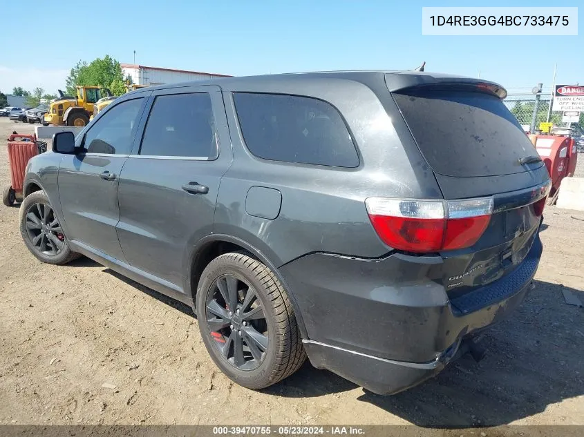 2011 Dodge Durango Heat VIN: 1D4RE3GG4BC733475 Lot: 39470755