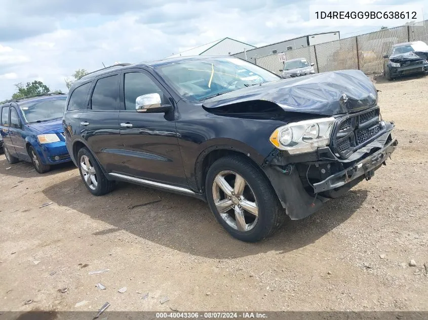 2011 Dodge Durango Crew VIN: 1D4RE4GG9BC638612 Lot: 40043306