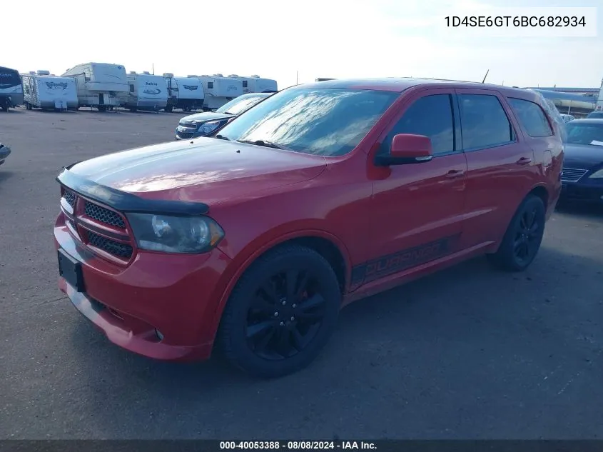 1D4SE6GT6BC682934 2011 Dodge Durango R/T