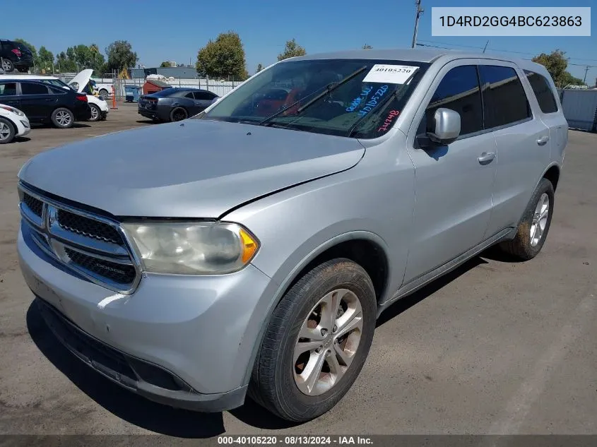 1D4RD2GG4BC623863 2011 Dodge Durango Express