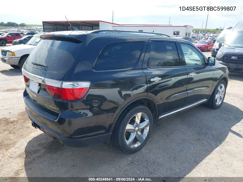 1D4SE5GT8BC599807 2011 Dodge Durango Citadel