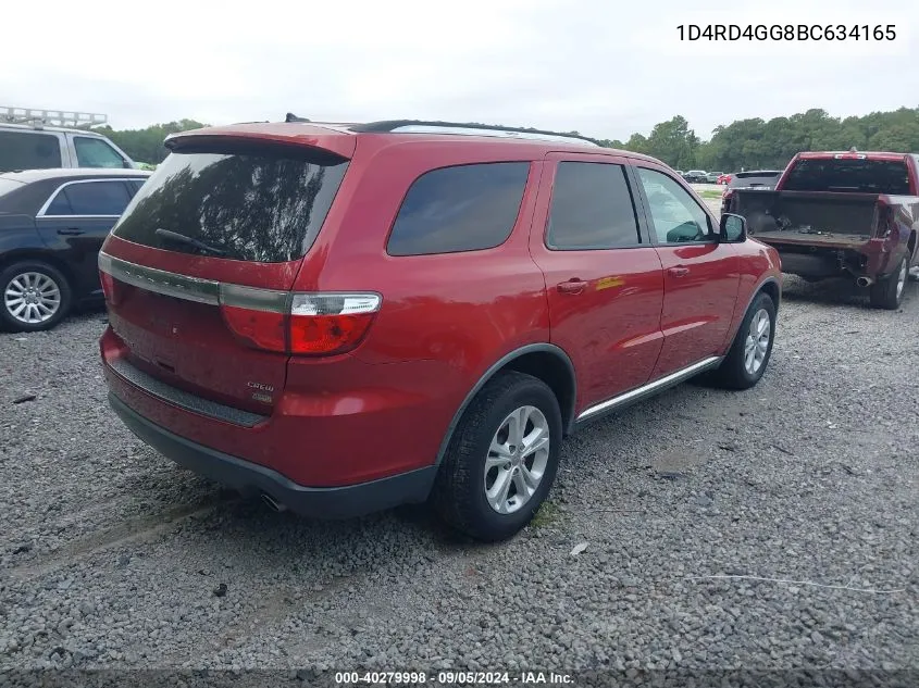 2011 Dodge Durango Crew VIN: 1D4RD4GG8BC634165 Lot: 40279998