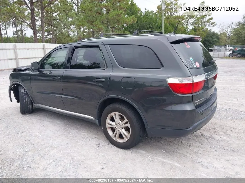 2011 Dodge Durango Crew VIN: 1D4RE4GG6BC712052 Lot: 40296137