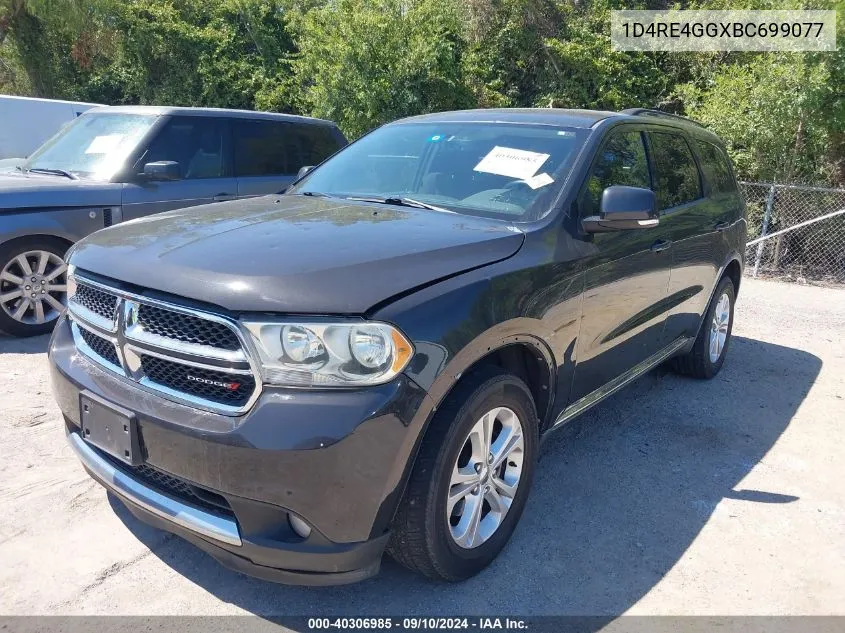 2011 Dodge Durango Crew VIN: 1D4RE4GGXBC699077 Lot: 40306985