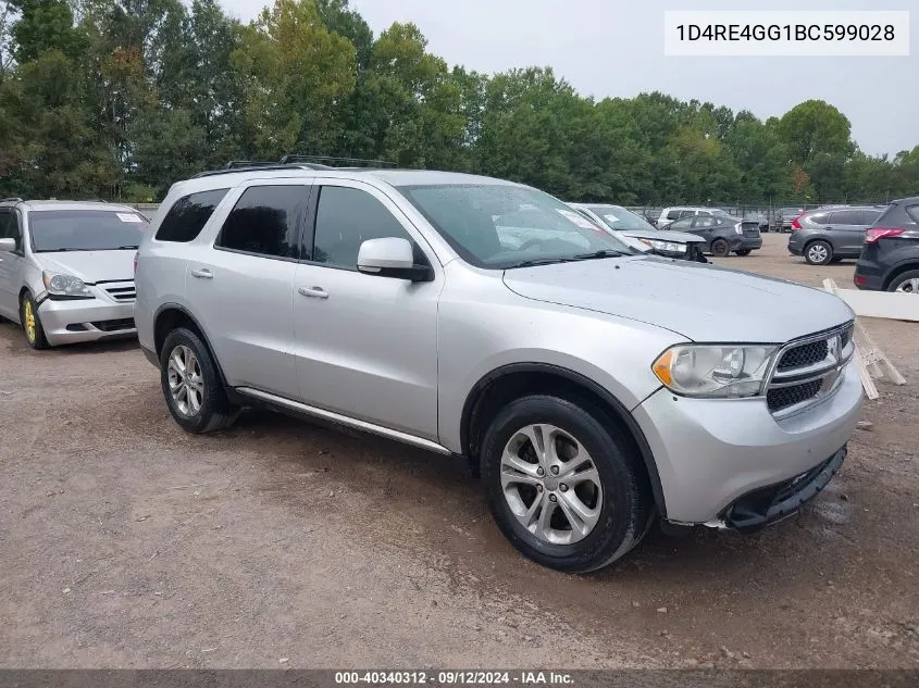 2011 Dodge Durango Crew VIN: 1D4RE4GG1BC599028 Lot: 40340312