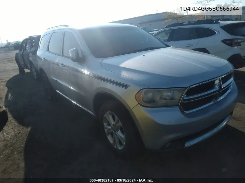 2011 Dodge Durango Crew VIN: 1D4RD4GG5BC666944 Lot: 40362187