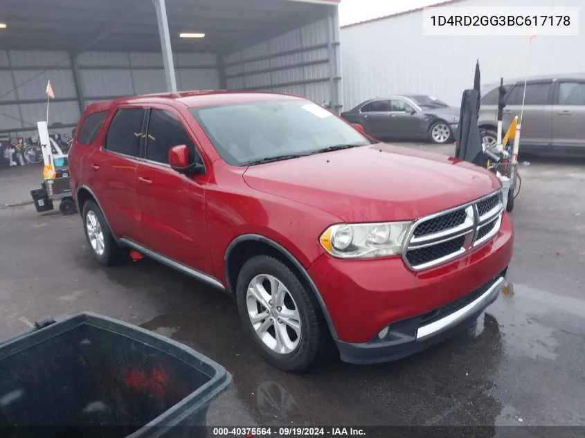 1D4RD2GG3BC617178 2011 Dodge Durango Express