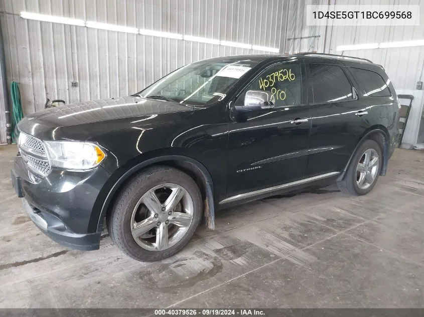 1D4SE5GT1BC699568 2011 Dodge Durango Citadel