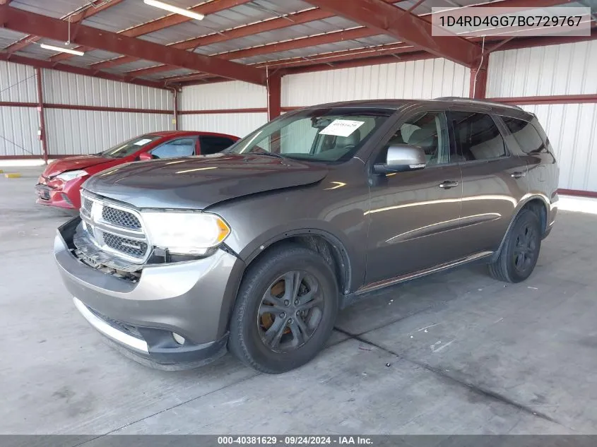 1D4RD4GG7BC729767 2011 Dodge Durango Crew