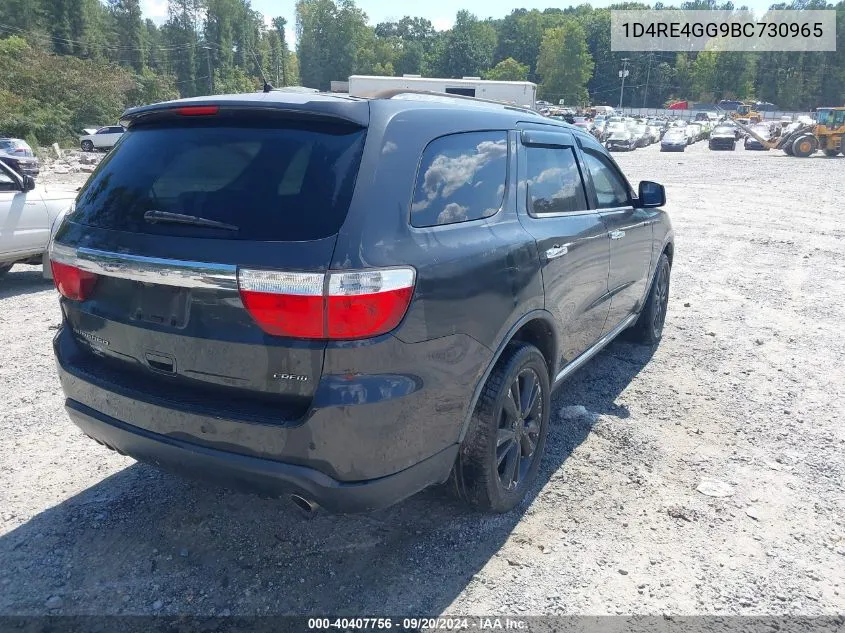 2011 Dodge Durango Crew VIN: 1D4RE4GG9BC730965 Lot: 40407756