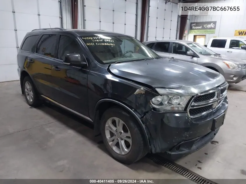 1D4RE4GG7BC667655 2011 Dodge Durango Crew