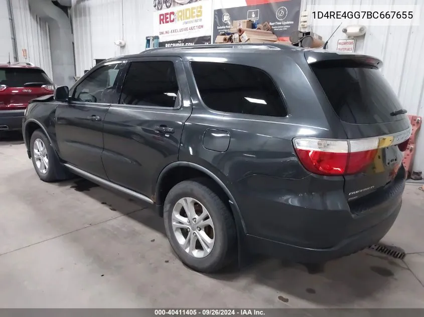 1D4RE4GG7BC667655 2011 Dodge Durango Crew