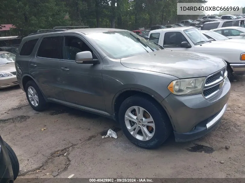 2011 Dodge Durango Crew VIN: 1D4RD4GGXBC666969 Lot: 40429902