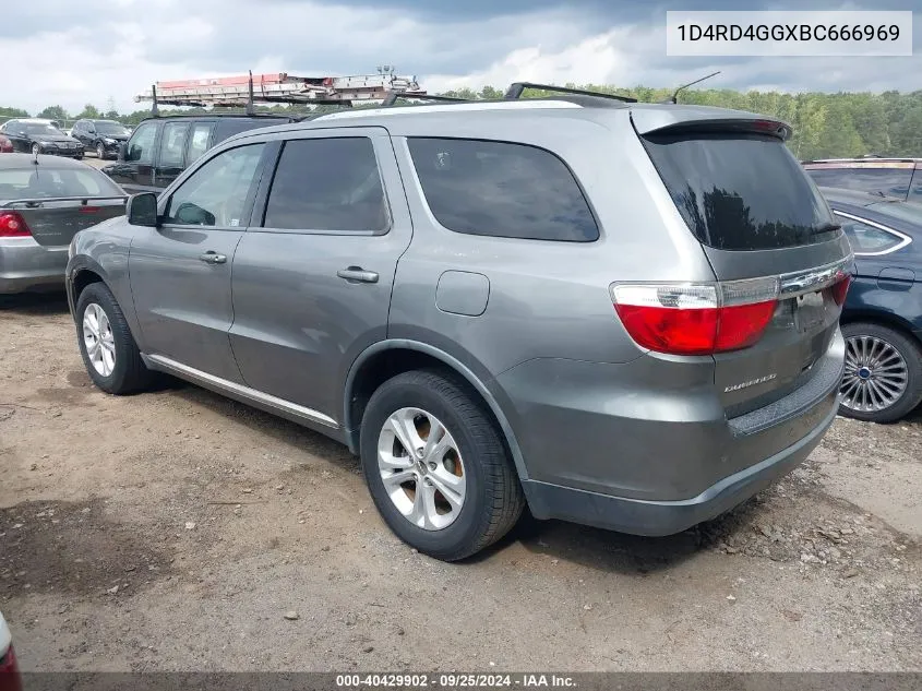 2011 Dodge Durango Crew VIN: 1D4RD4GGXBC666969 Lot: 40429902