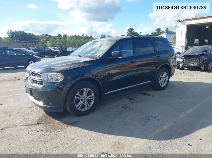 2011 Dodge Durango Crew VIN: 1D4SE4GTXBC630789 Lot: 40435884