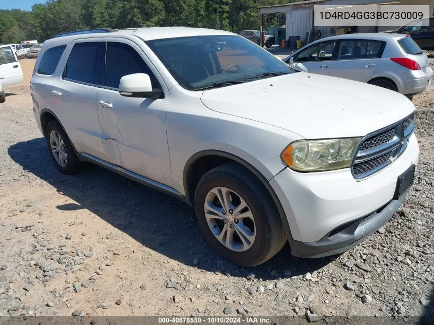 2011 Dodge Durango Crew VIN: 1D4RD4GG3BC730009 Lot: 40578550