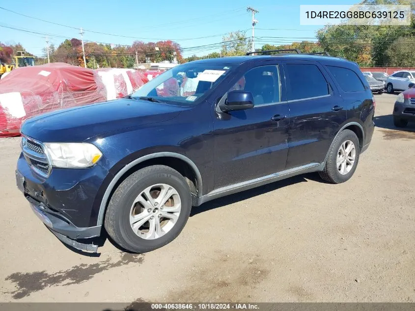 2011 Dodge Durango Express VIN: 1D4RE2GG8BC639125 Lot: 40638646