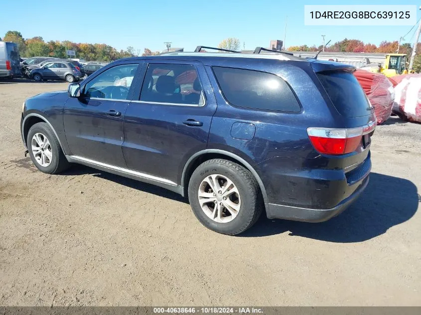 2011 Dodge Durango Express VIN: 1D4RE2GG8BC639125 Lot: 40638646