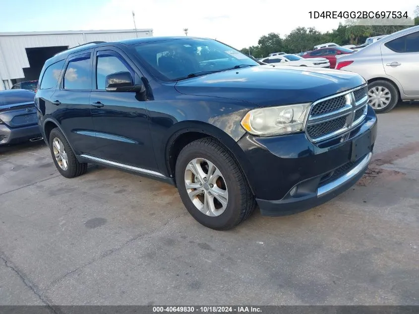 2011 Dodge Durango Crew VIN: 1D4RE4GG2BC697534 Lot: 40649830