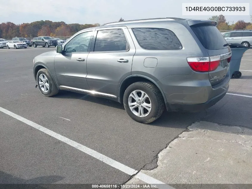 2011 Dodge Durango Crew VIN: 1D4RE4GG0BC733933 Lot: 40658116