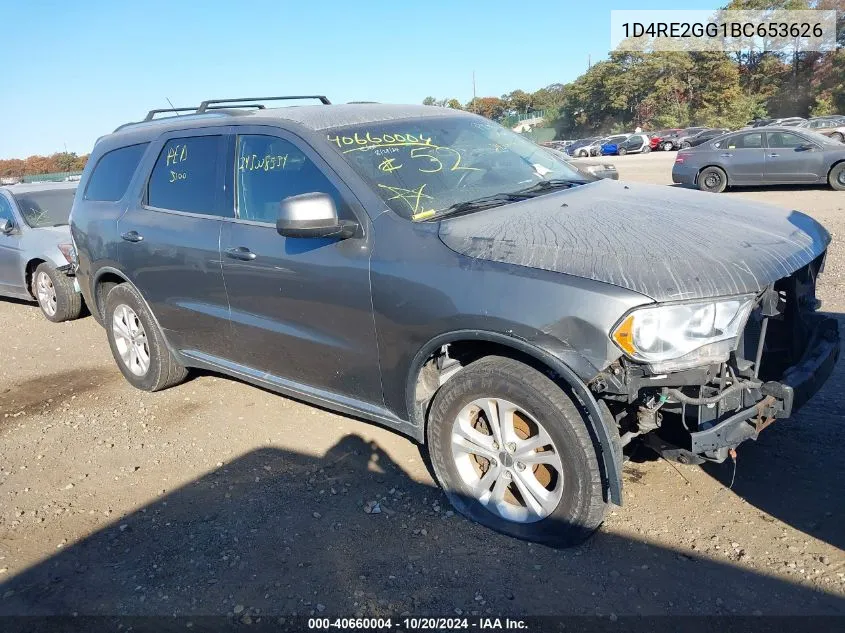 2011 Dodge Durango Express VIN: 1D4RE2GG1BC653626 Lot: 40660004