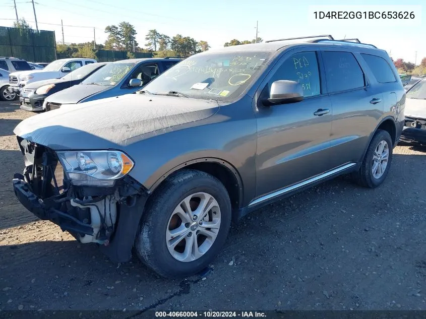 2011 Dodge Durango Express VIN: 1D4RE2GG1BC653626 Lot: 40660004