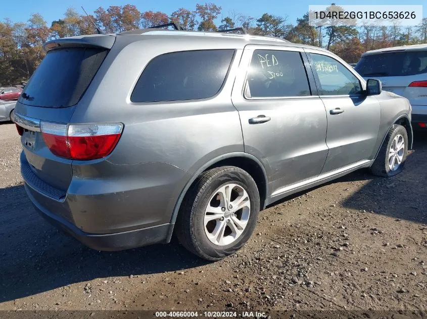 2011 Dodge Durango Express VIN: 1D4RE2GG1BC653626 Lot: 40660004