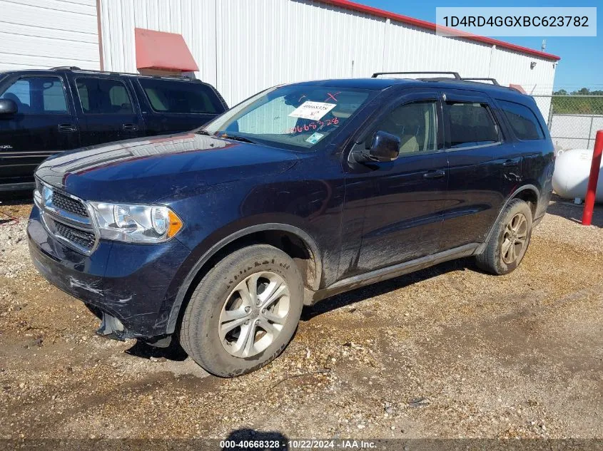 2011 Dodge Durango Crew VIN: 1D4RD4GGXBC623782 Lot: 40668328