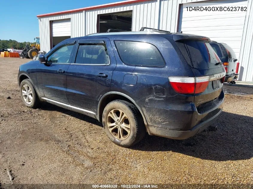 2011 Dodge Durango Crew VIN: 1D4RD4GGXBC623782 Lot: 40668328