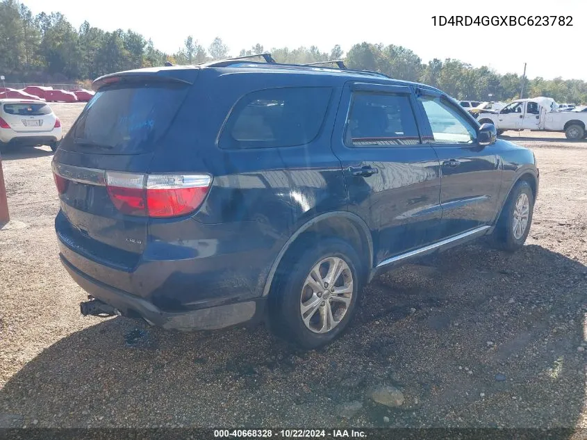 2011 Dodge Durango Crew VIN: 1D4RD4GGXBC623782 Lot: 40668328