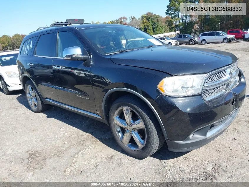 1D4SE5GT3BC688832 2011 Dodge Durango Citadel